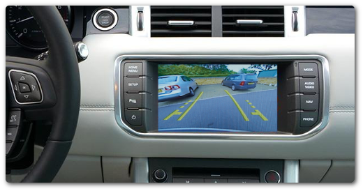 3rd Kamera cofania Land Rover Touchscreen Navigation 3